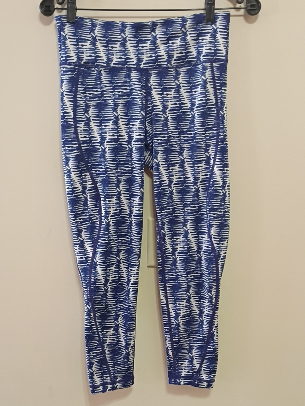 Vineyard Vines Blue And White Athleisure Leggings Size Small